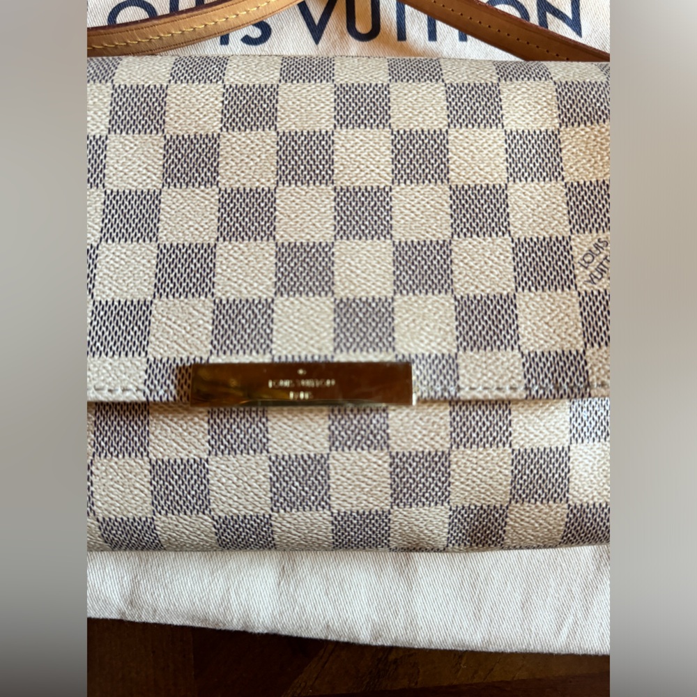 Damier Azur Favorite MM 💯 % Authentic✨ - Picture 5 of 7